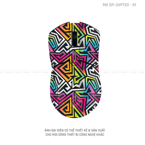 Skin Dán Chuột Dareu Vân Nổi Hình Graffiti | UVPT20-01