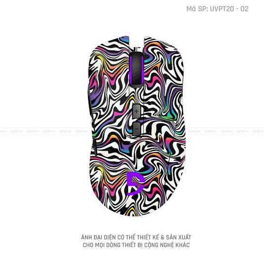 Skin Dán Chuột Fuhlen Vân Nổi Hình Graffiti | UVPT20-02