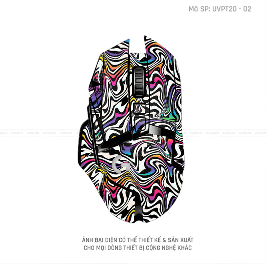 Skin Dán Chuột Logitech Vân Nổi Hình Graffiti | UVPT20-02