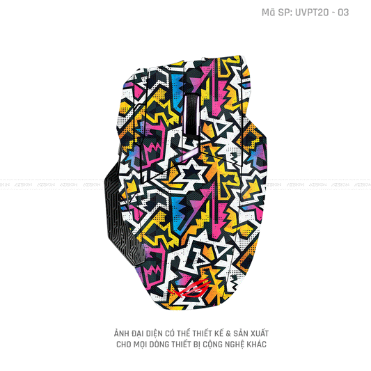 Skin Dán Chuột Asus Vân Nổi Hình Graffiti | UVPT20-03