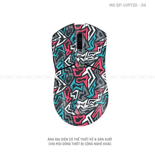 Skin Dán Chuột Dareu Vân Nổi Hình Graffiti | UVPT20-04