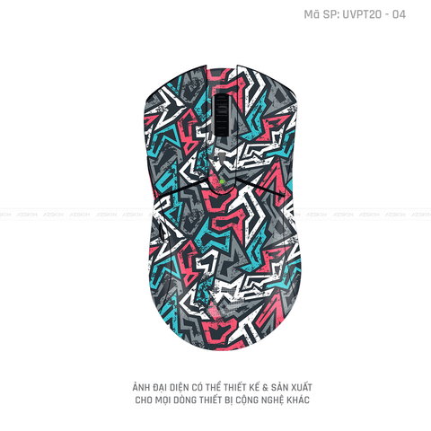 Skin Dán Chuột Dareu Vân Nổi Hình Graffiti | UVPT20-04