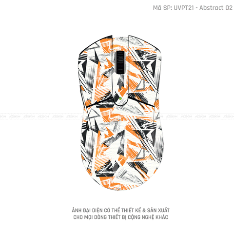 Skin Dán Chuột Dareu Vân Nổi Hình Abstract-02 | UVPT21