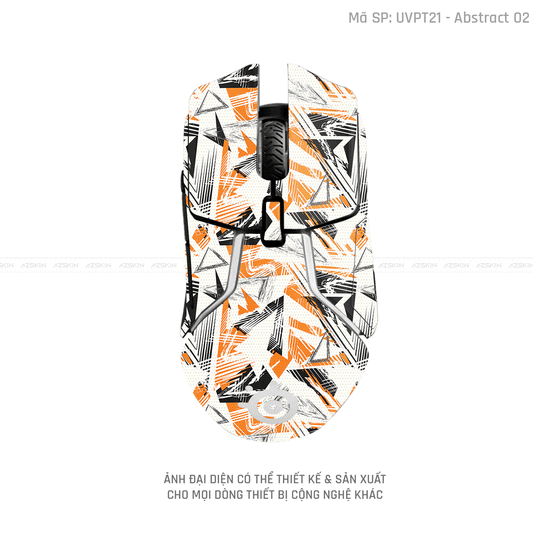 Skin Dán Chuột Steelseries Vân Nổi Abstract 02 | UVPT21