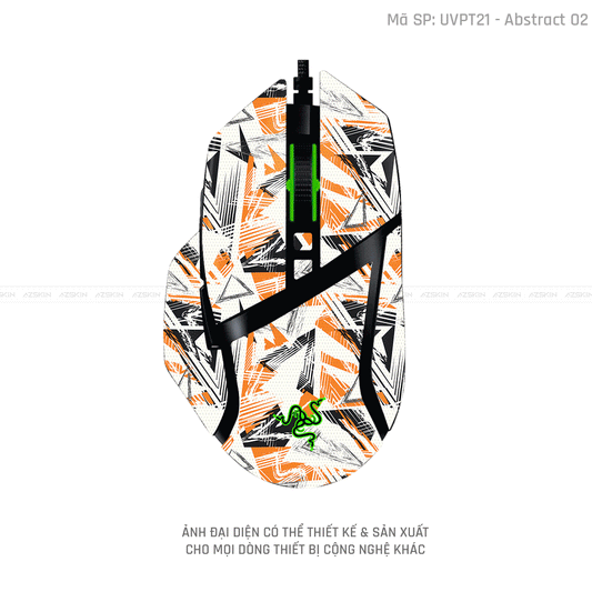 Skin Dán Chuột Razer Vân Nổi Hình Abstract-02 | UVPT21