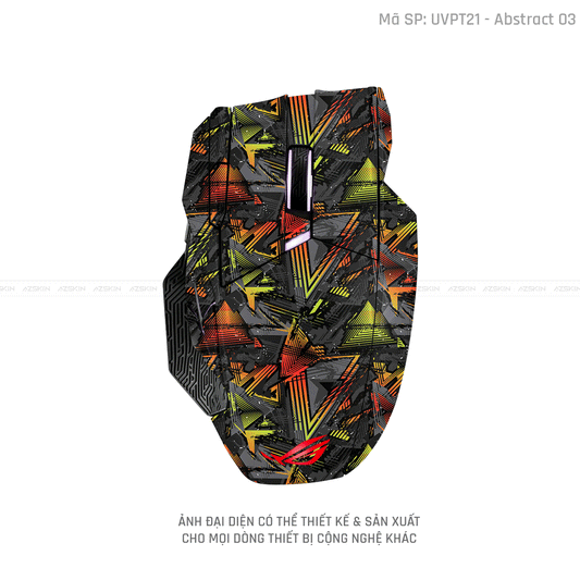 Skin Dán Chuột Asus Vân Nổi Hình Abstract-03 | UVPT21