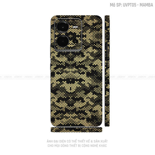 Dán Skin Vivo V Series Vân Mamba Gold | UVPT05