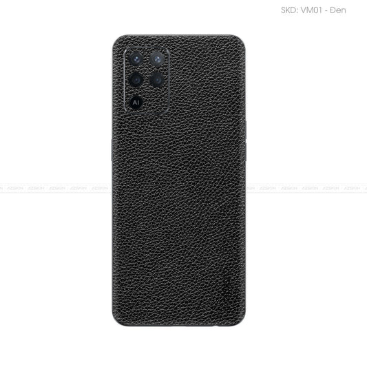 Miếng Dán Da OPPO F Series Vân Mil Đen | VM01