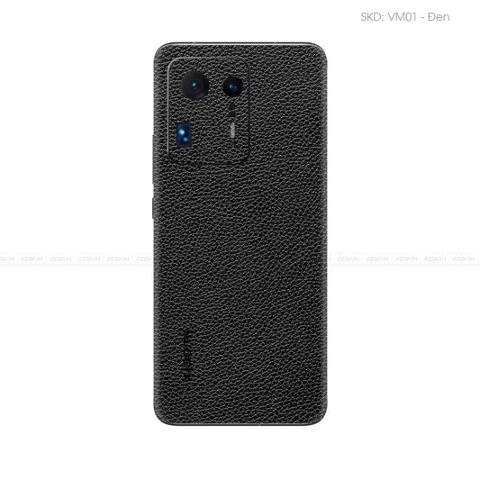 Miếng Dán Da Xiaomi Mi Mix Series Vân Mil Đen | VM01
