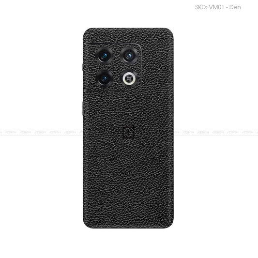 Miếng Dán Da OnePlus 10 Series Vân Mil Đen | VM01