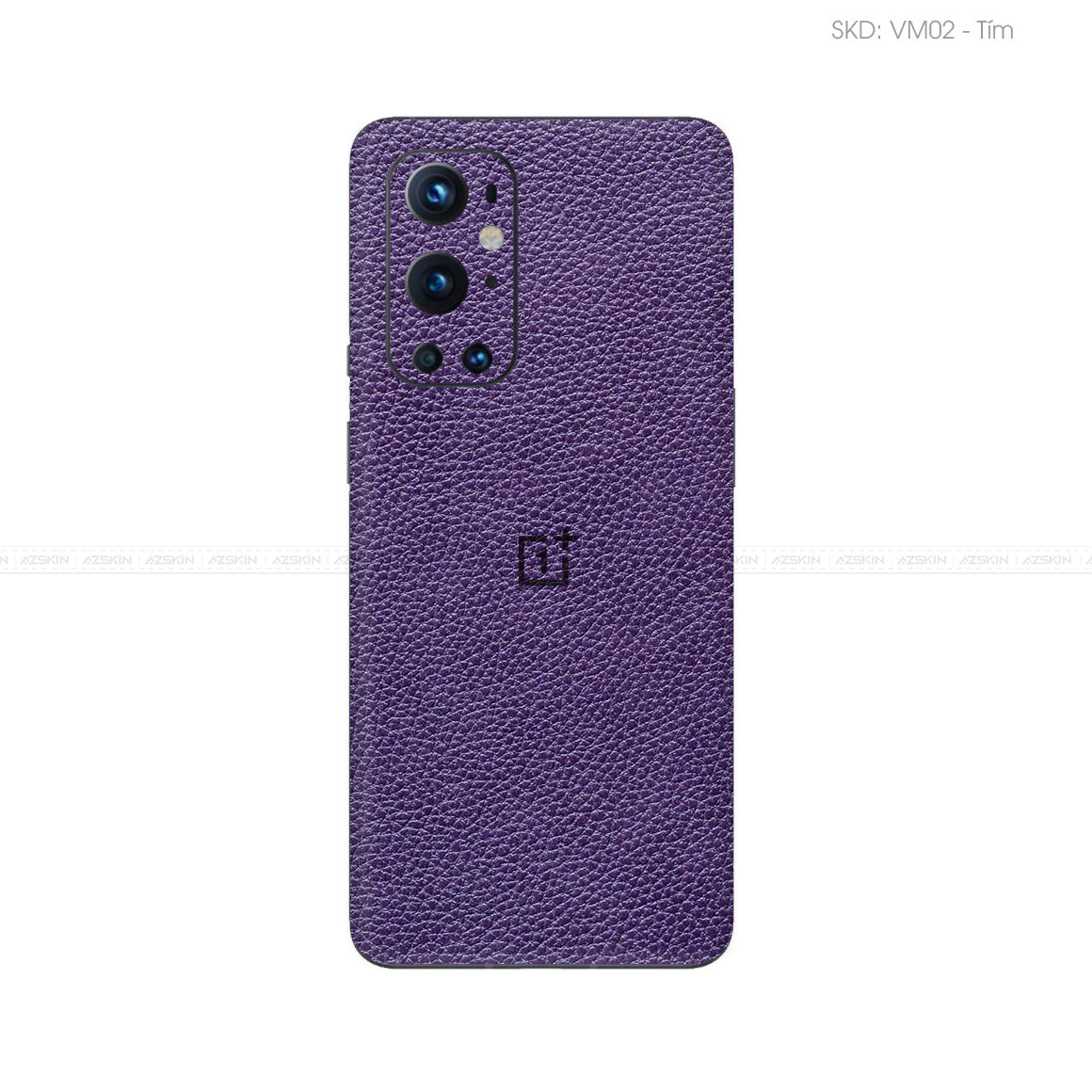 Miếng Dán Da OnePlus 9 Series Vân Mil Tím | VM02