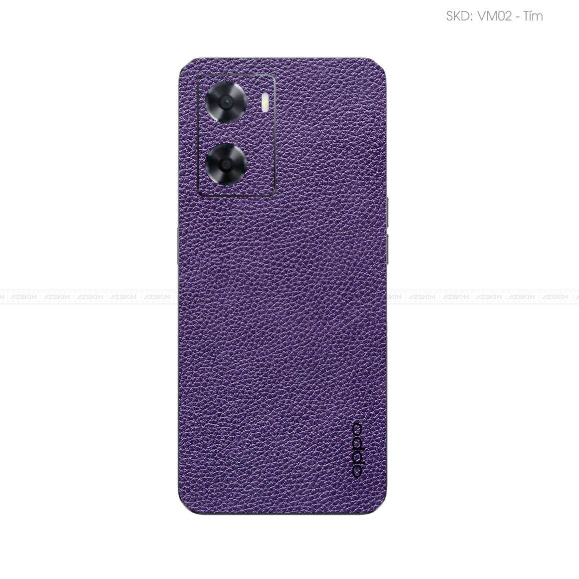 Miếng Dán Da OPPO A Series Vân Mil Tím | VM02