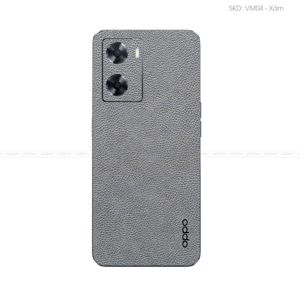 Miếng Dán Da OPPO A Series Vân Mil Xám | VM04