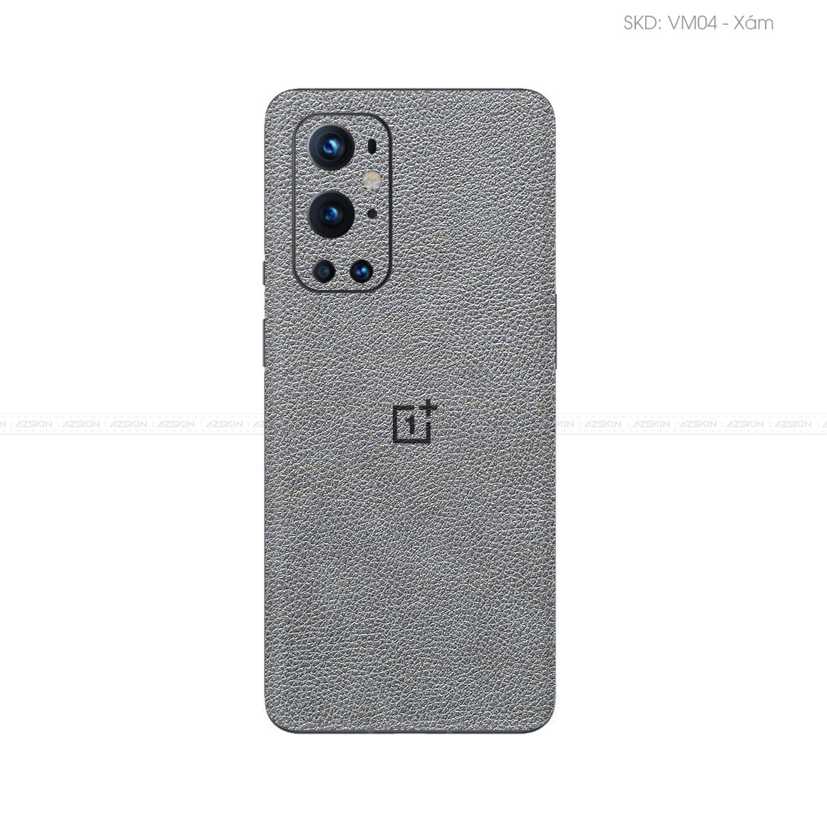 Miếng Dán Da OnePlus 9 Series Vân Mil Xám | VM04