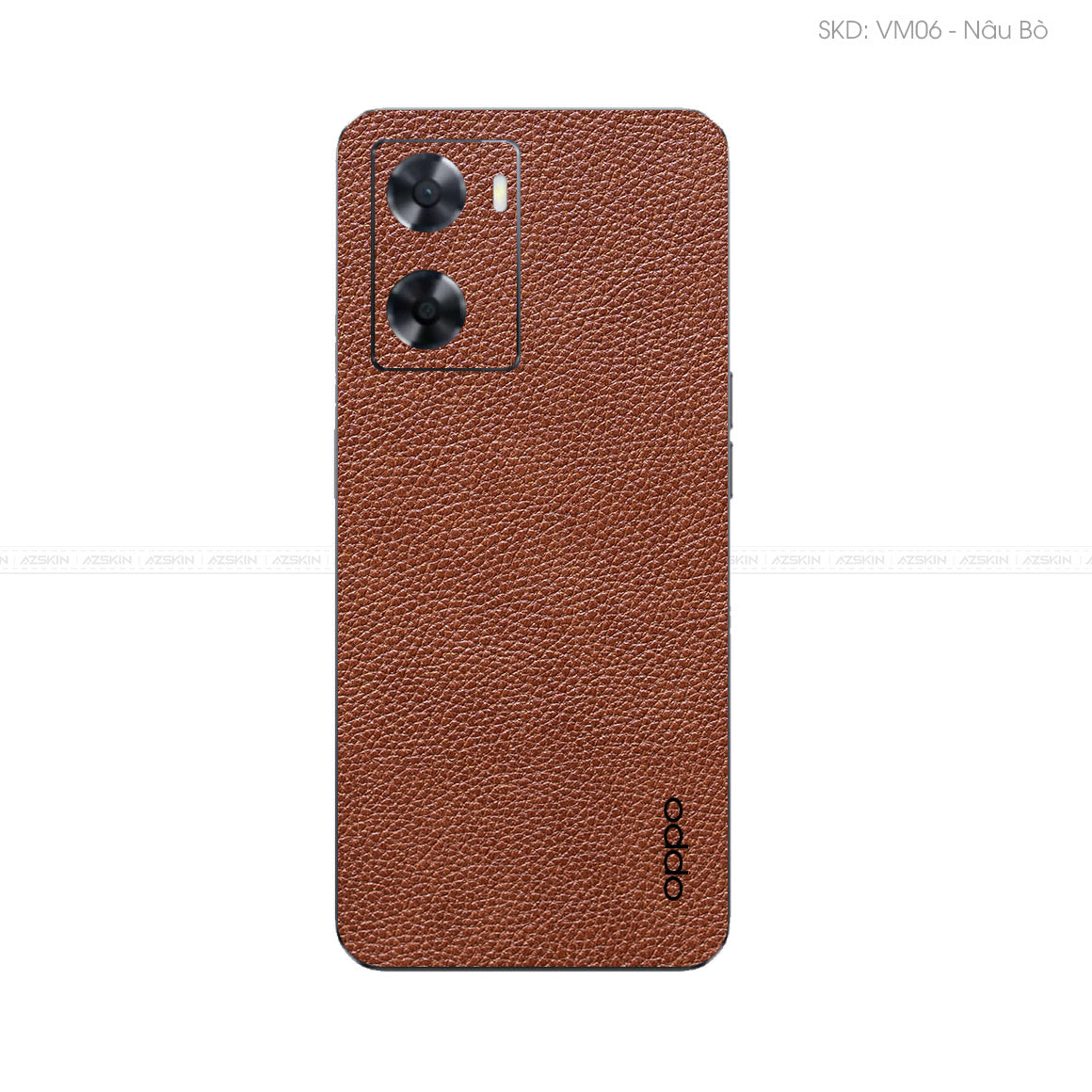 Miếng Dán Da OPPO A Series Vân Mil Nâu | VM06
