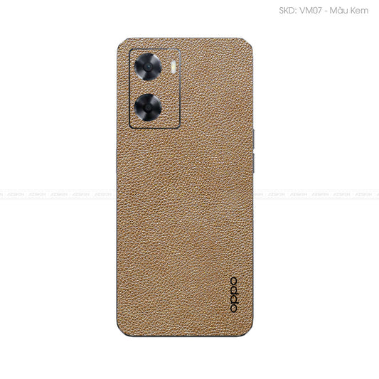 Miếng Dán Da OPPO A Series Vân Mil Nâu | VM07