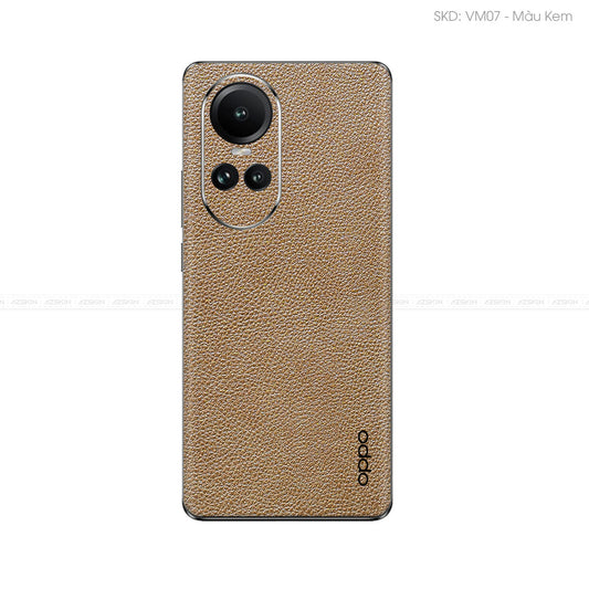 Miếng Dán Da OPPO Reno Series Vân Mil Nâu | VM07