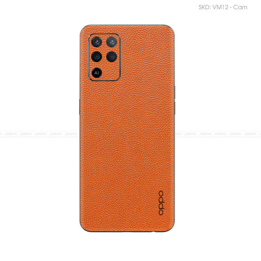 Miếng Dán Da OPPO F Series Vân Mil Cam | VM12