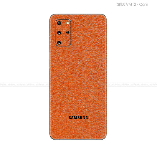 Miếng Dán Da Samsung S20 Series Vân Mil Cam | VM12