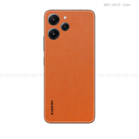 Miếng Dán Da Xiaomi Note 12 Series Vân Mil Cam | VM12