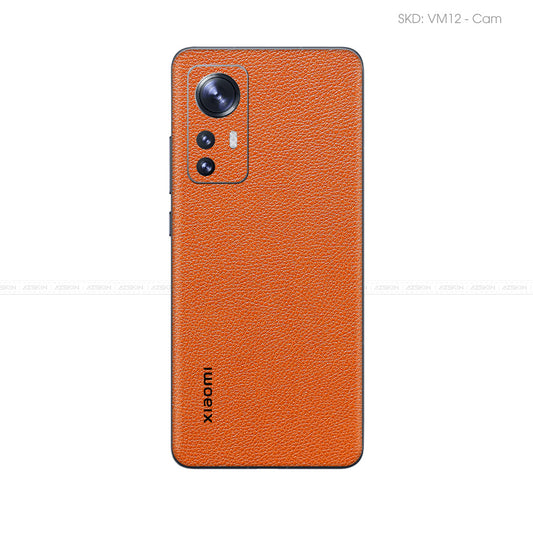 Miếng Dán Da Xiaomi 12 Series Vân Mil Cam | VM12