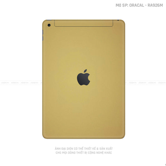 Dán Skin IPad Gen Series Đổi Màu Vàng Đồng | VN01
