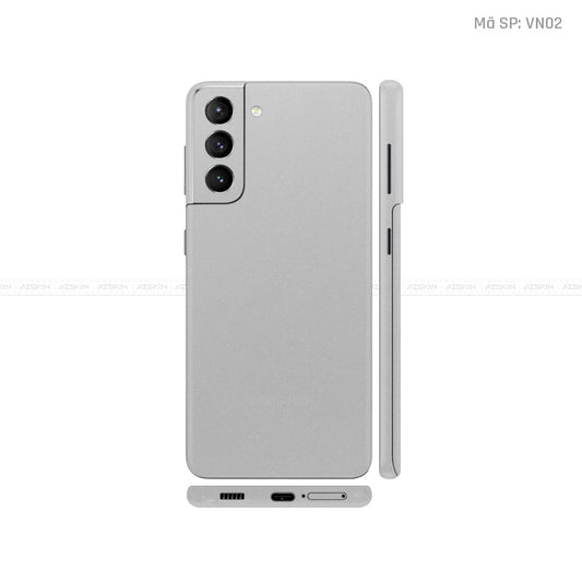 Dán Skin Galaxy S21 Series Màu Vàng Silver | VN02