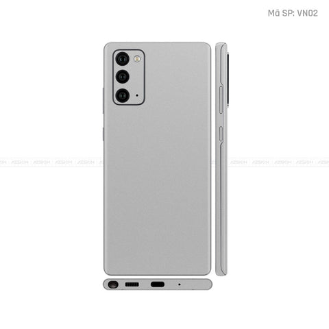 Dán Skin 3M Galaxy Note 20 Series Màu Silver | VN02