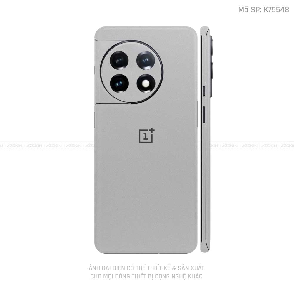 Dán Skin Oneplus 11 Series Màu Bạc Nhôm | VN02