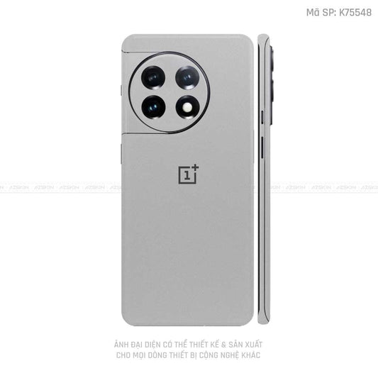 Dán Skin Oneplus 11 Series Màu Bạc Nhôm | VN02