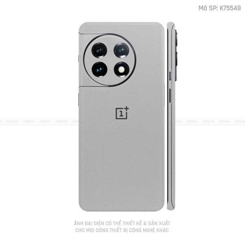 Dán Skin Oneplus 11 Series Màu Bạc Nhôm | VN02