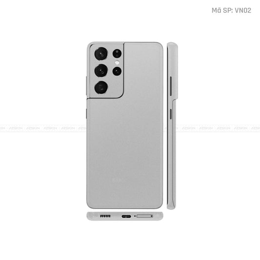 Dán Skin Galaxy S21 Series Màu Vàng Silver | VN02