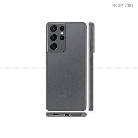 Dán Skin Galaxy S21 Series Màu Xám Metallic | VN03