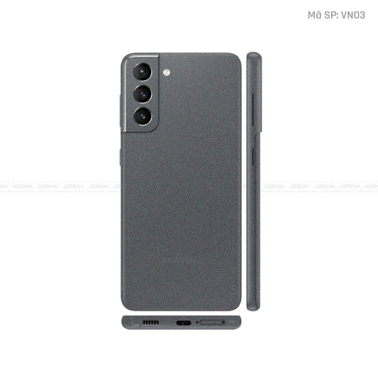 Dán Skin Galaxy S21 Series Màu Xám Metallic | VN03