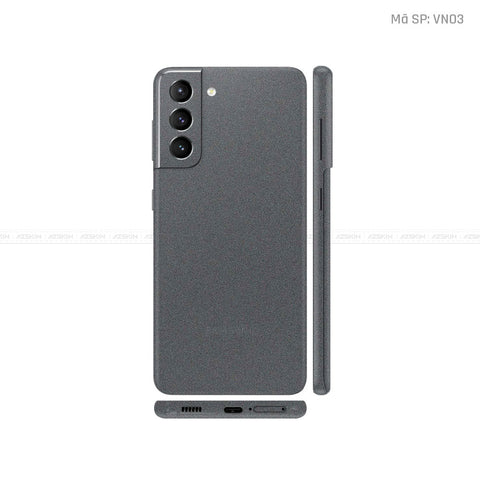 Dán Skin Galaxy S21 Series Màu Xám Metallic | VN03