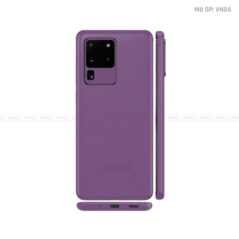 Dán Skin Galaxy S20 Series Màu Tím | VN04