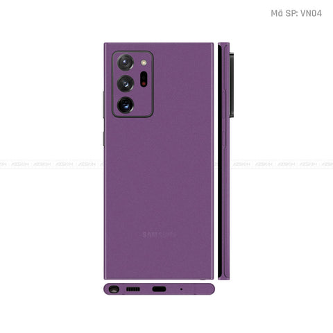 Dán Skin Galaxy Note 20 Series Màu Tím Nhám | VN04