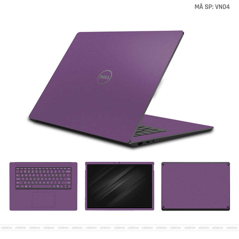 Skin Laptop Dell Đổi Màu Tím Nhám | AZFILM - VN04