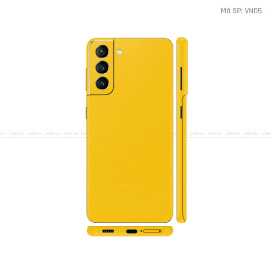 Dán Skin Galaxy S21 Series Màu Vàng | VN05
