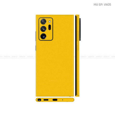 Dán Skin Galaxy Note 20 Series Màu Vàng | VN05