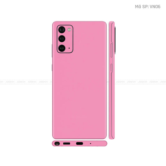 Dán Skin Galaxy Note 20 Series Màu Hồng Nhám | VN06