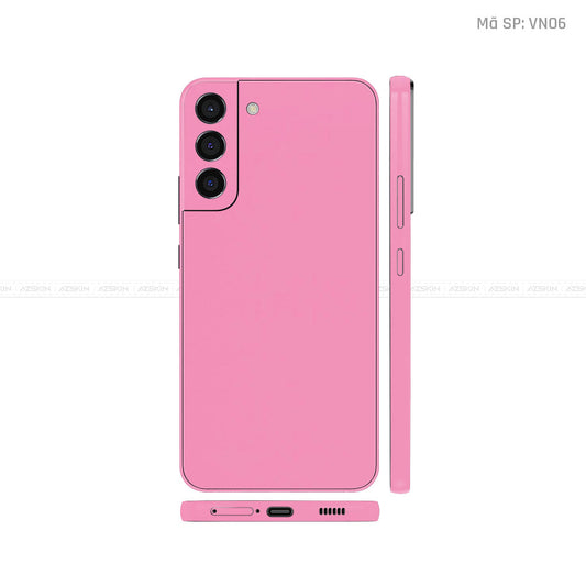 Dán Skin Galaxy S22 Series Màu Hồng | VN06