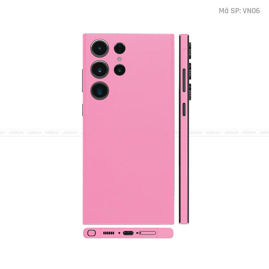 Dán Skin Galaxy S23 Series Màu Hồng | VN06