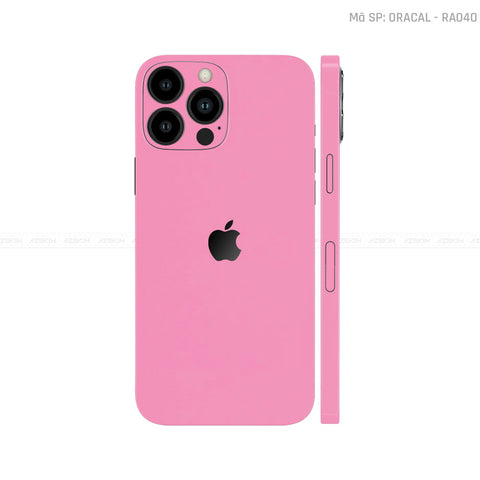 Dán Skin IPhone 16 Series Đổi Màu Hồng Nhám | VN06