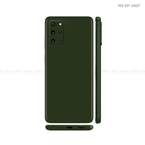 Dán Skin Galaxy S20 Series Màu Xanh Rêu | VN07