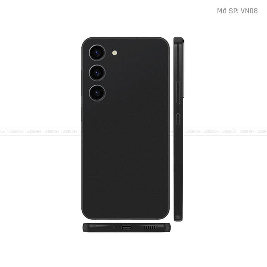 Dán Skin Samsung Galaxy S24 Series Màu Đen Lì | VN08