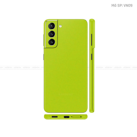 Dán Skin Galaxy S21 Series Màu Xanh Nõn | VN09