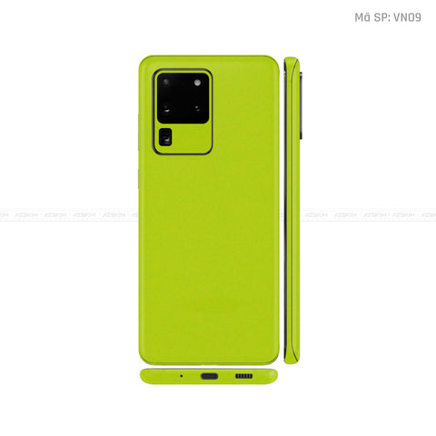 Dán Skin Galaxy S20 Series Màu Xanh Nõn | VN09