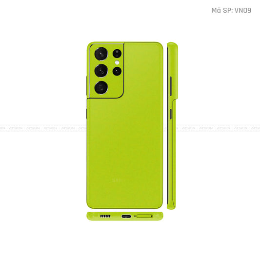 Dán Skin Galaxy S21 Series Màu Xanh Nõn | VN09