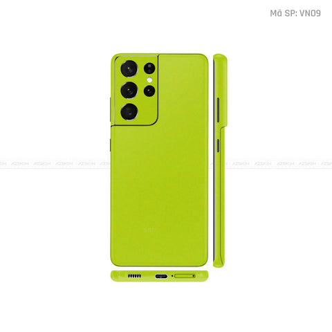 Dán Skin Galaxy S21 Series Màu Xanh Nõn | VN09